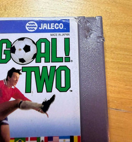 GOAL! TWO 2 Nintendo NES Soccer  GAME Cartridge CART Jaleco (WORKS SEE PHOTOS)