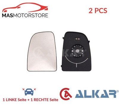 AUßENSPIEGEL SPIEGELGLAS PAAR ALKAR 6432922 2PCS P FÜR FIAT DUCATO