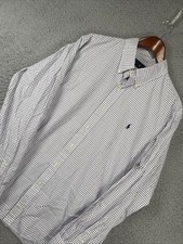 Polo Ralph Lauren Shirt Men's XL CHECK BLUE PONY Long Sleeve Button Down