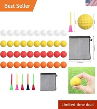 40 Pack Foam Golf Practice Balls - Realistic Feel and Limited Flight Training...