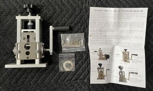 Manual Wire Stripper Machine, 0.08" - 1" Hand Crank or Drill Powered Used
