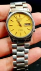 Vintage Of SEIKO 5 Automatic Day Date 21 Jewels Men,s Wrish Watch Japan Made
