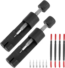 Watch Link Removal Kit, Watch Band Tool Set for Bracelet Strap Adjustment Pin Re