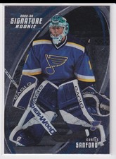 2002-03 Be a Player Signature Series Curtis Sanford Rookie St. Louis Blues #178