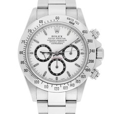Rolex Cosmograph Daytona 16520 quadrante bianco movimento Zenith circa 1999 scatola/documenti