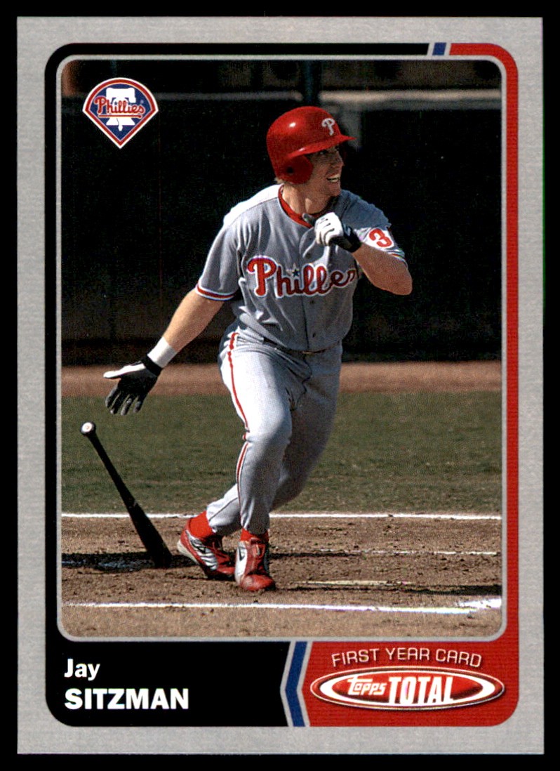 Jay Sitzman 2003 Topps Total #947 Phillies MLB READ FREE SHIPPING AutographDen