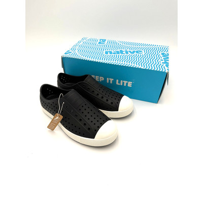 NEW! Native Jefferson Child Shoes - Jiffy Black/Shell White - J5
