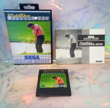 Thumbnail of ebay&reg; auction 147424915140 | Sega Game Gear World Class Leader Board Golf Boxed Neu Clam Case