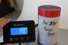 AMACO Metal Enamel Royal Blue – Partial Jar – 14.0 oz by Weight (No Label)