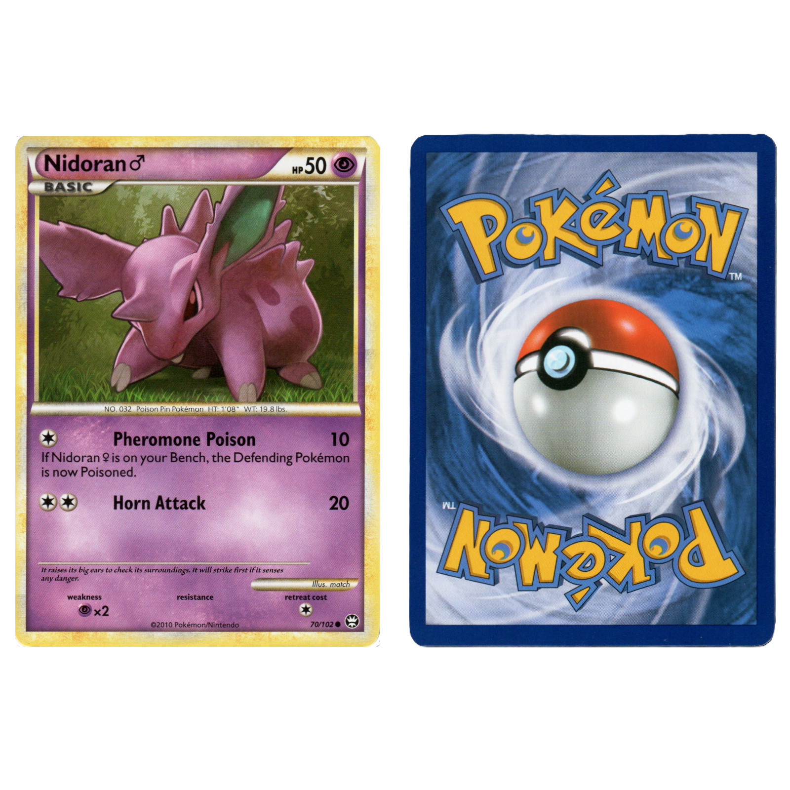 Nidoran M 70/102 | Triumphant | Pokemon Card | English | Common