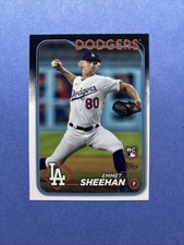 2024 Topps #283 Emmet Sheehan, Los Angeles Dodgers (RC) - Base Rookie Card