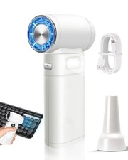 120KRPM Rechargeable Cordless Compressed Air Duster, Portable Electric Air Bl...