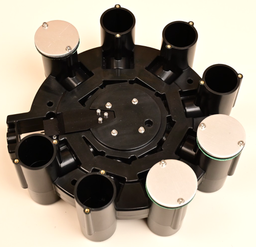 Becton-Dickinson LSR II Flow Cytometer PMT Housing Filter Box GREEN w/ 9 Filters - Picture 4 of 5