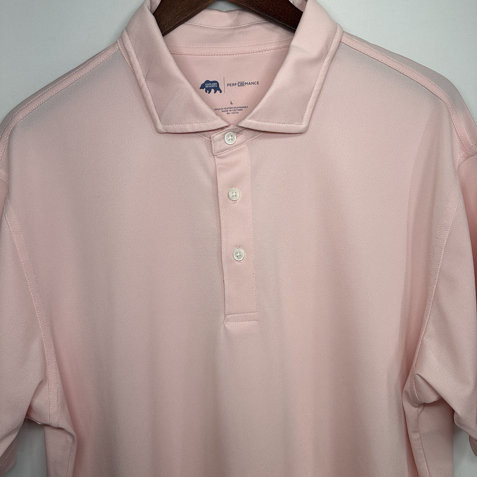 Onward Reserve Solid Performance Pique Rose Shado… - image 4