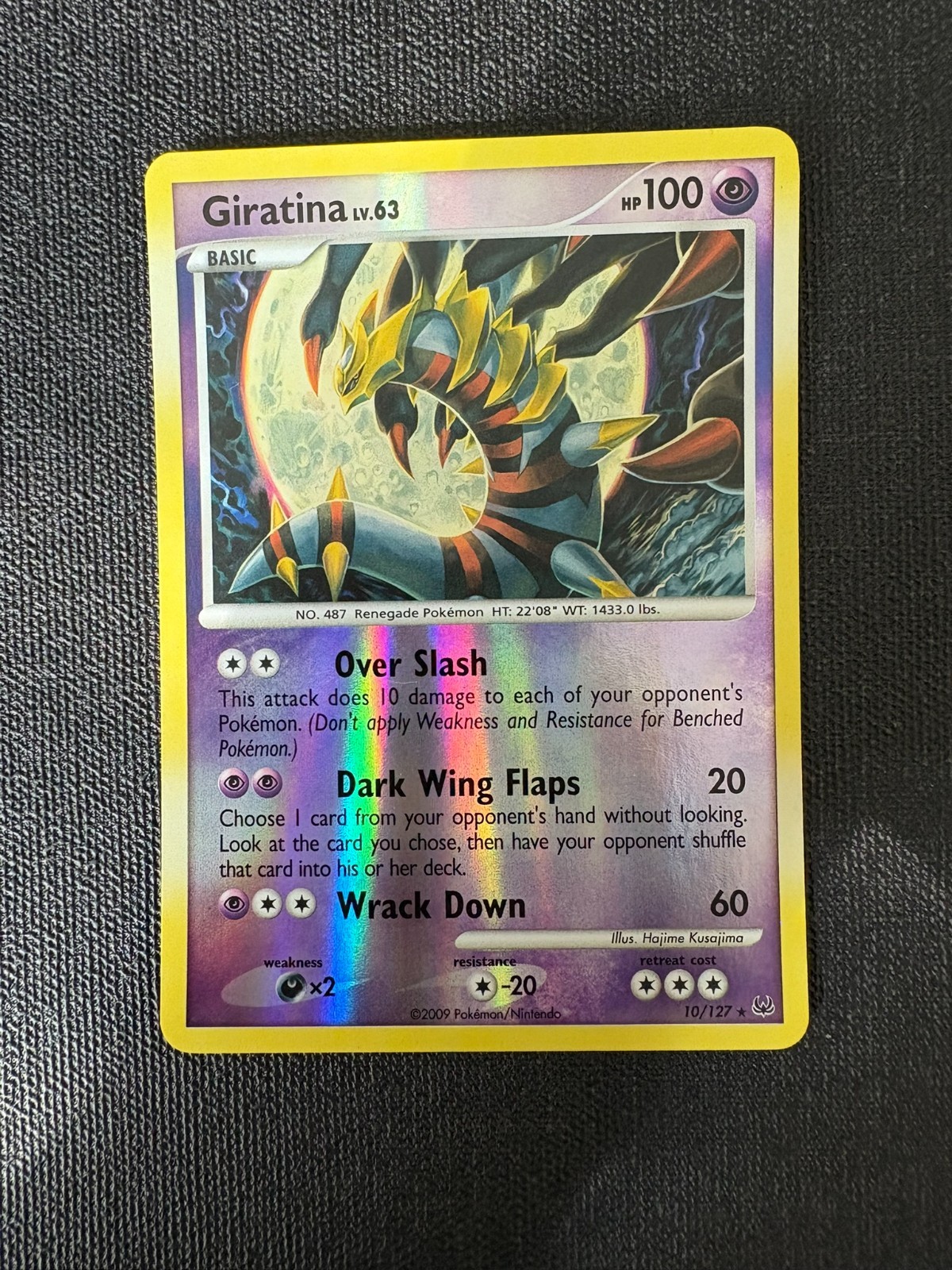 Pokemon TCG - Giratina 10/127 Platinum Reverse Holo - LP/NM