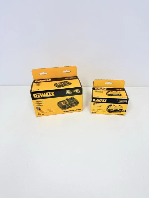brand-new-in-box DEWALT DCB208 8.0Ah 20V MAX battery with charger