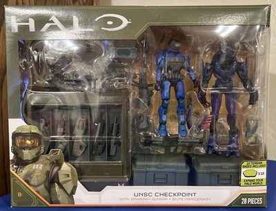 World Of Halo Infinite UNSC CHECKPOINT With Spartan Gungir & Elite Mercenary