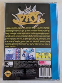 CLEAN Vay Sega CD Complete in Box CIB + Foam + Map Authentic Tested