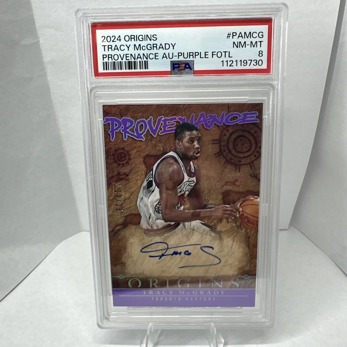 Panini Tracy McGrady Basketball Autographed Sports Trading Cards