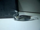 LARGE STEUBEN (USA) GLASS JAMES HOUSTON SHOREBIRD LOON DUCK FIGURINE IN BOX