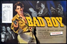 BOMBA THE JUNGLE BOY - BAD BOY Audie Murphy 1949 Bowery Boys TRADE ADVERT