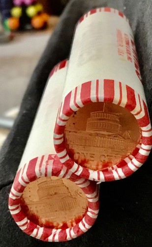 2009 P D LINCOLN CENT TWO ROLL PRESIDENCY SET U.S. MINT