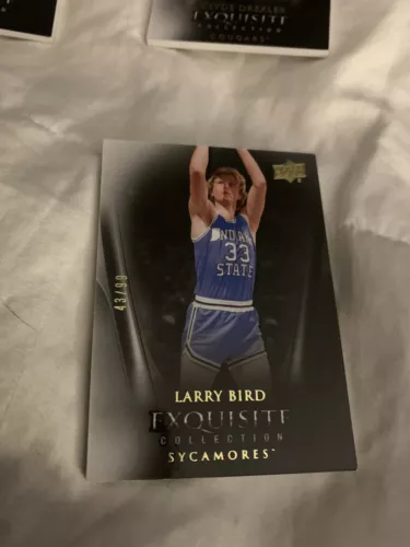Upper Deck Exquisite Larry Bird Base /99