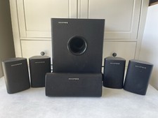 Monoprice Satellite Speakers 8247 Msys-p 5.1 Channel Home Theater W/ Subwoofer