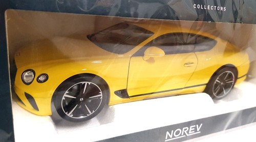 Norev 182786, Bentley Continental GT, 2018, monaco-gelb, 1/18, NEU&OVP - Bild 2 von 5