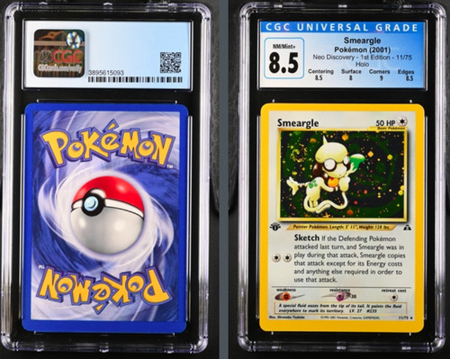 Smeargle (1st Edition) graded CGC 8.5 for sale on eBay