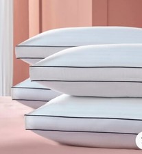 **Luxury Hungarian Goose Feather & Down Extra Filled Hotel Box pillows {1,2}