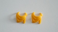 playmobil western cowboy necklace / collar yellow x2 Halsband Halskette