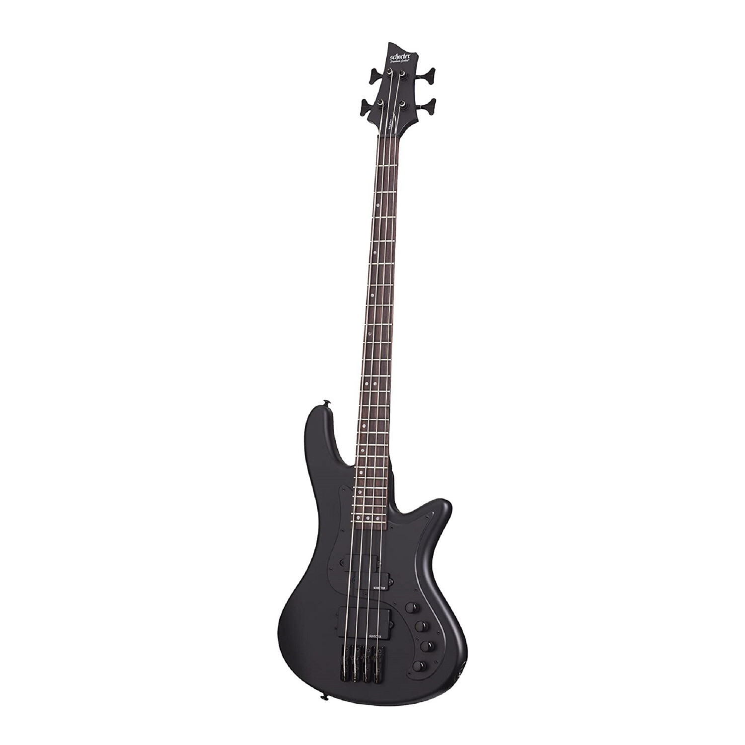 Schecter Stiletto Stealth 4-струнная бас-гитара Satin Black
