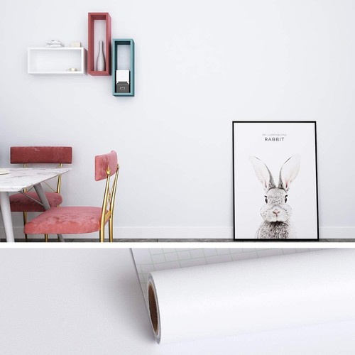 Vinyl Matte Wallpaper Self Adhesive Furniture Wall Stickers Kitchen Cabinet Wrap - Picture 23 of 66