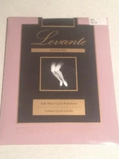 LEVANTE STOCKINGS - (MADE IN ITALY/AUS) - COLLANTS SHARADE - NERO MED - (NEW)