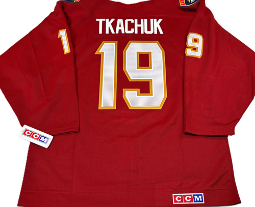 PRO-54 MATTHEW TKACHUK FLORIDA PANTHERS 2024 STANLEY CUP AUTHENTIC CCM JERSEY - Picture 2 of 10