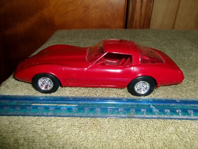 AMT,? 1:25 1979 Corvette Dealer Promo Model Car, Blood Red No Box,Nice Car.!!