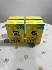 4 pack - Zest Lemon Peel Extract & Aloe Hydrating & Deodorizing Bar Soap 7.05 oz
