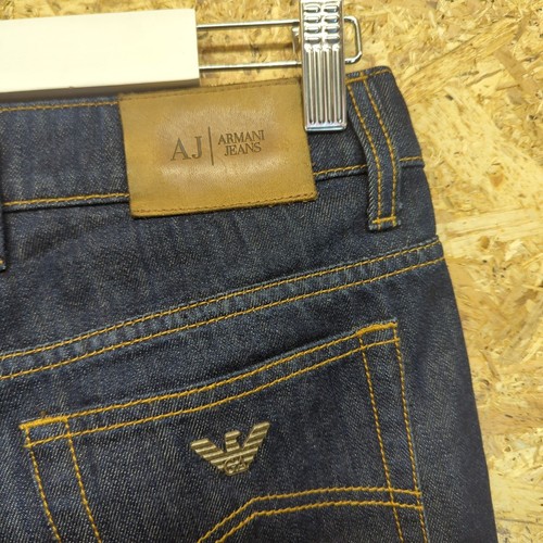 Armani Junior Jeans AJ Blue Indigo Straight Leg Zip Fly SPA 160cm 13a W28 L32 - Photo 5/8