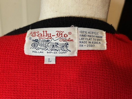 Vintage Tally Go Cartigan Sweater Women’s Sz Large - Picture 11 of 11