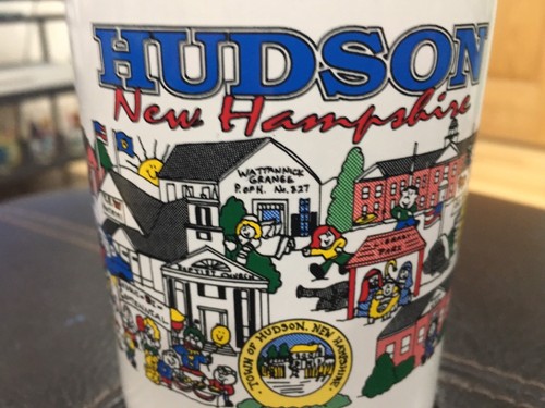 Hudson New Hampshire Cartoon Stadtbild 4,75 Kaffeebecher - Bild 4 von 8