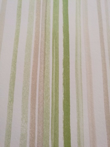 Wallpaper, Design wallpaper, Stripes, Fresh, Grass green, Sand, Beige - Picture 4 of 5