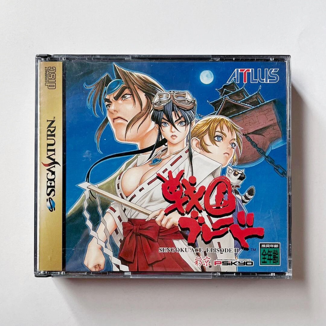 Sega Saturn Tengai Sengoku Blade SS Video Game Japan Import Rare