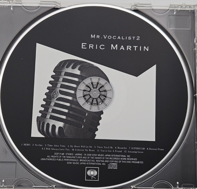 新品未開封　ERIC MARTIN MR.VOCALIST BEST 新品未開封 ERIC MARTIN MR.VOCALIST BEST Eric Martin - Mr