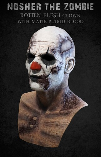 Nosher Zombie Silikon Maske - Halloween - Bild 7 von 12