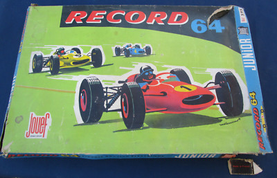 Circuit Jouef Record 64 Junior – BRM F1 Vert/jaune – Bon état D'origine
