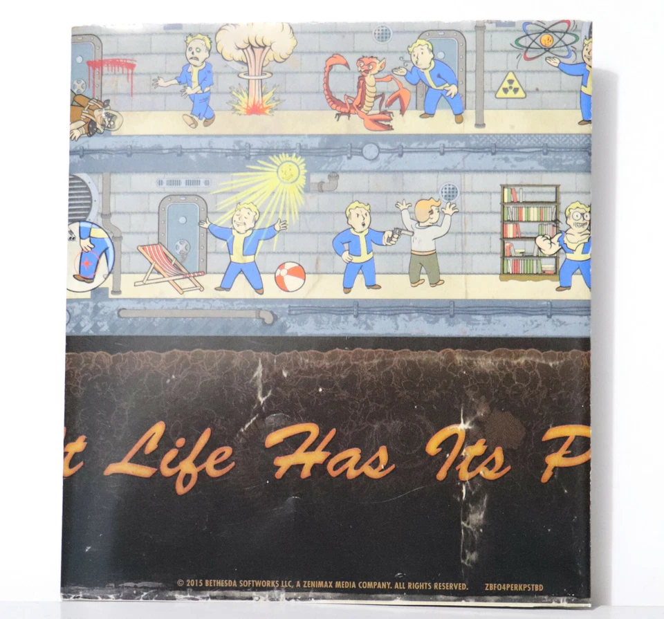 Fallout 4 Game of the Year Edition Vault-Tec Perks SPECIAL Poster (NO GAME!) - Image 2 of 2