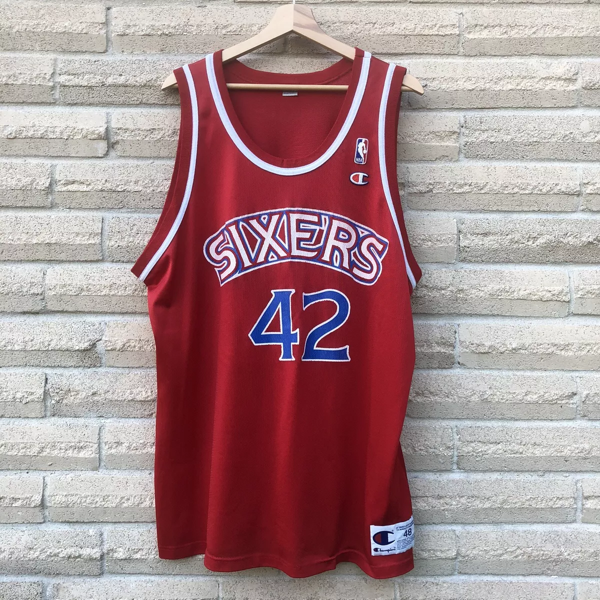 JERRY STACKHOUSE PHILADELPHIA SIXERS VINTAGE 1990'S CHAMPION