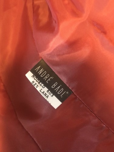 VINTAGE SUIT Salmon Pink Jacket Suit XS Size 7 New Without Tags Wood - 第 6/9 張圖片