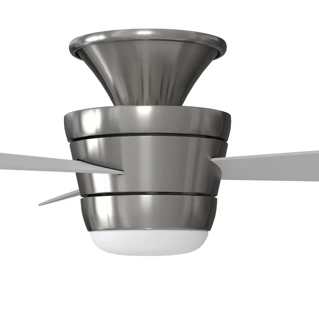 Harbor Breeze Mazon 44-in Brushed Nickel Flush Mount Indoor Ceiling Fan 0807421 - Image 3 of 4